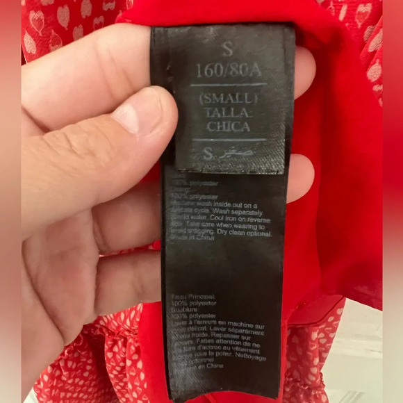 ALL SAINTS heart chiffon wrap dress (Size S) - Picture 11 of 13